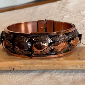 Vintage Renoir Copper Leaf Design Bracelet 1950’s
